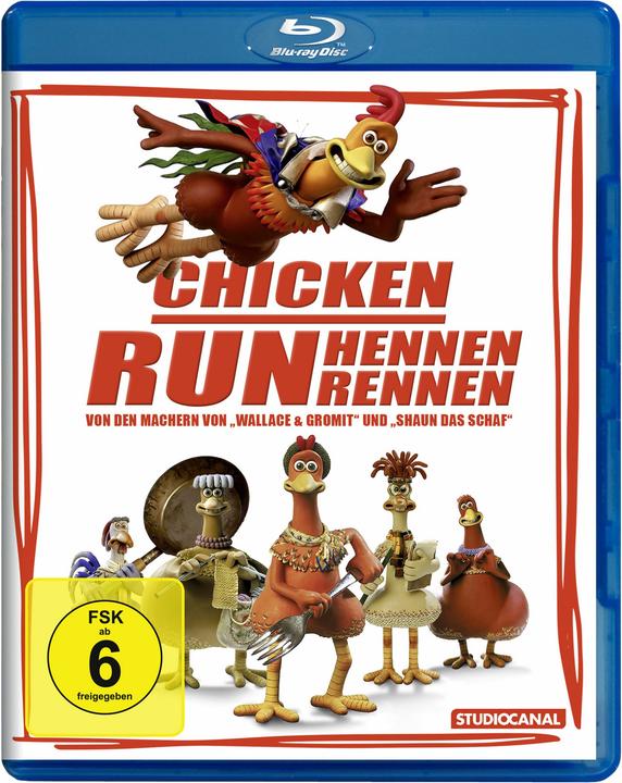 Actual product image Chicken Run - hens race (Blu-ray, 2000, German)