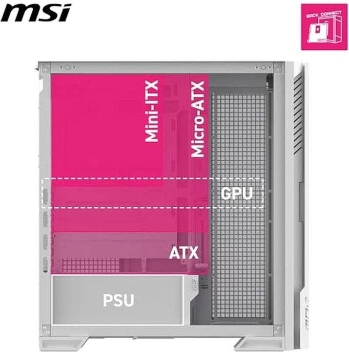 Image du produit MSI GEH Midi MPG VELOX 300R PZ WHITE (ATX, mATX, Mini-ITX)