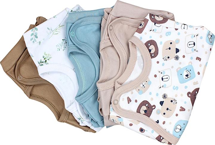 Produktbild TupTam Wickelbody Langarm - 5er Set (80)