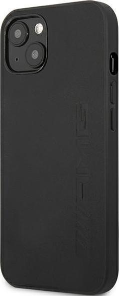 Image du produit Mercedes AMG AMHCP14SDOLBK étui rigide en cuir pour iPhone 14 6,1" czarny/black Hot Stamped (Apple iPhone 14)