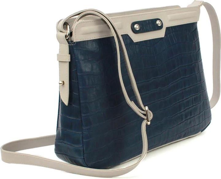Actual product image Eastern Counties Leather Handbag Crocodile Pattern Leather