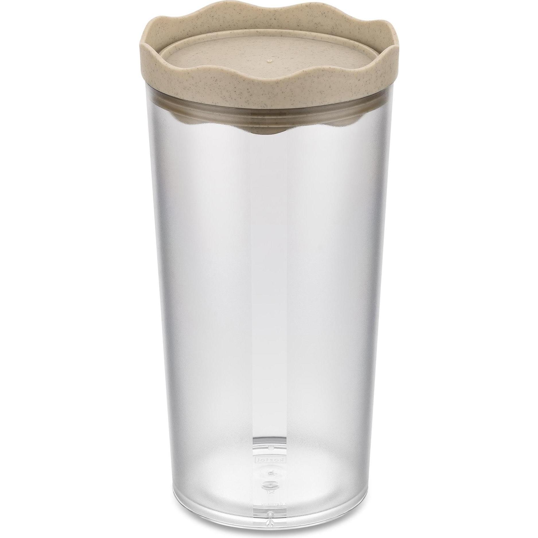 Koziol Vorratsdose Prince L 1 l, Sand, Vorratsbehälter, Braun
