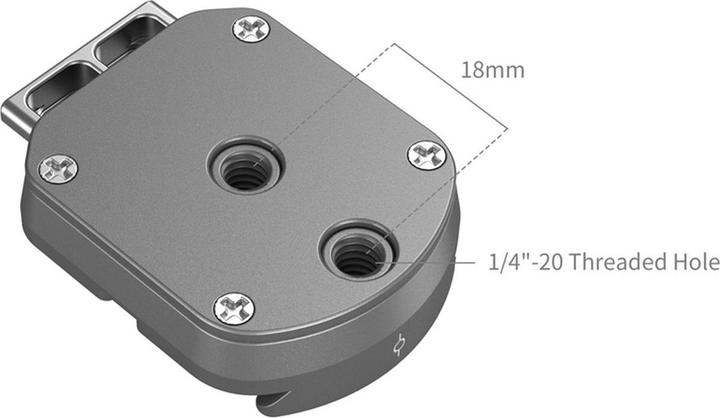Actual product image SmallRig HawkLock H38 Arca-Swiss Schnellwechselplatte (Quick coupling plate)