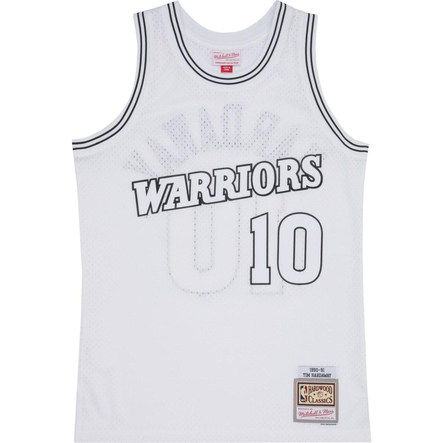 Thumbnail - Mitchell & Ness, Herren, Sportshirt, Swingman White Jersey Golden State Warriors Tim Hardaway XL (XL), Weiss, XL
