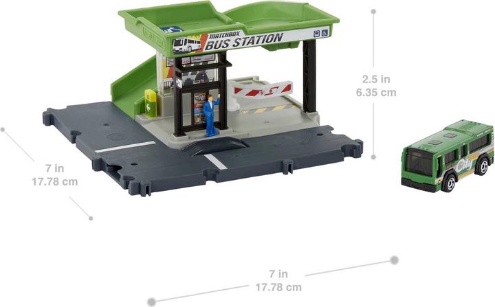 Productafbeelding Matchbox Busstation speelset