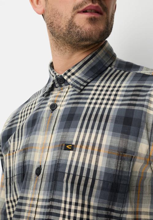 Image du produit Camel Active Langarm Hemd mit Kentkragen und Brusttaschen (L)