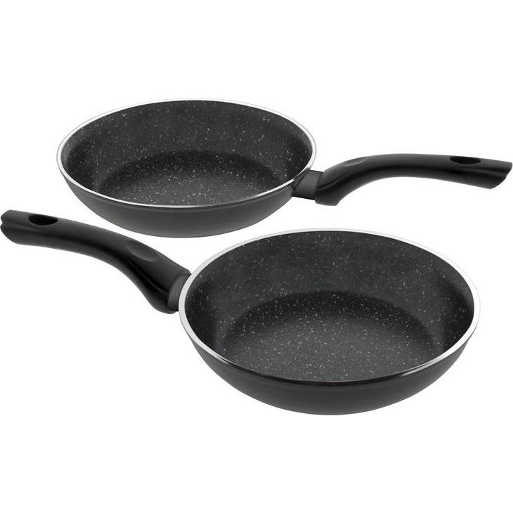 Jata SET SF1 (20+24cm), Pfanne + Kochtopf, Schwarz