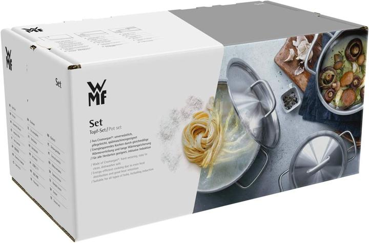 Actual product image WMF Topfset Induktion Kochtopfset 4tlg Glasdeckel Provence Plus (24 cm, Pot, Stainless steel)