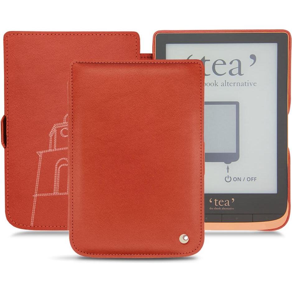 Noreve Lederschutzhülle horizontal (Touch HD Plus), Tablet Hülle, Orange