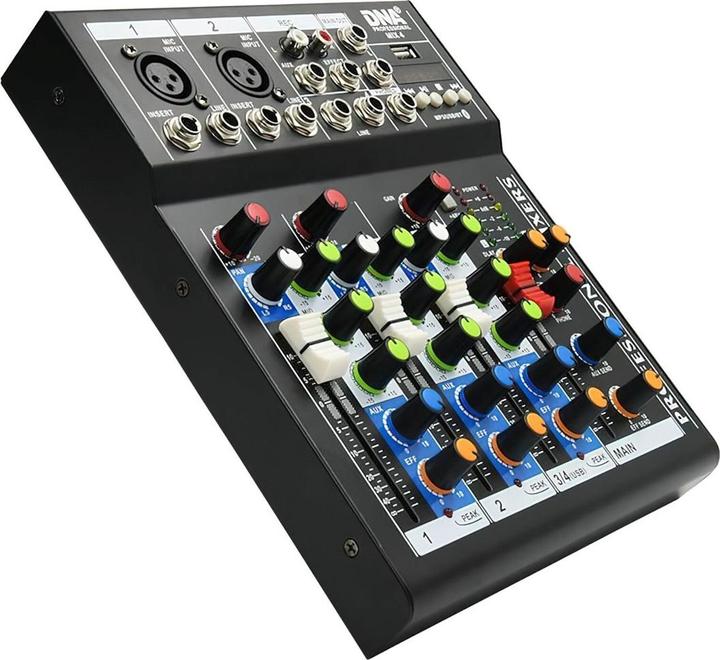 Actual product image DNA MIX 4 - Mikser audio USB MP3 analogowy 4 kanały