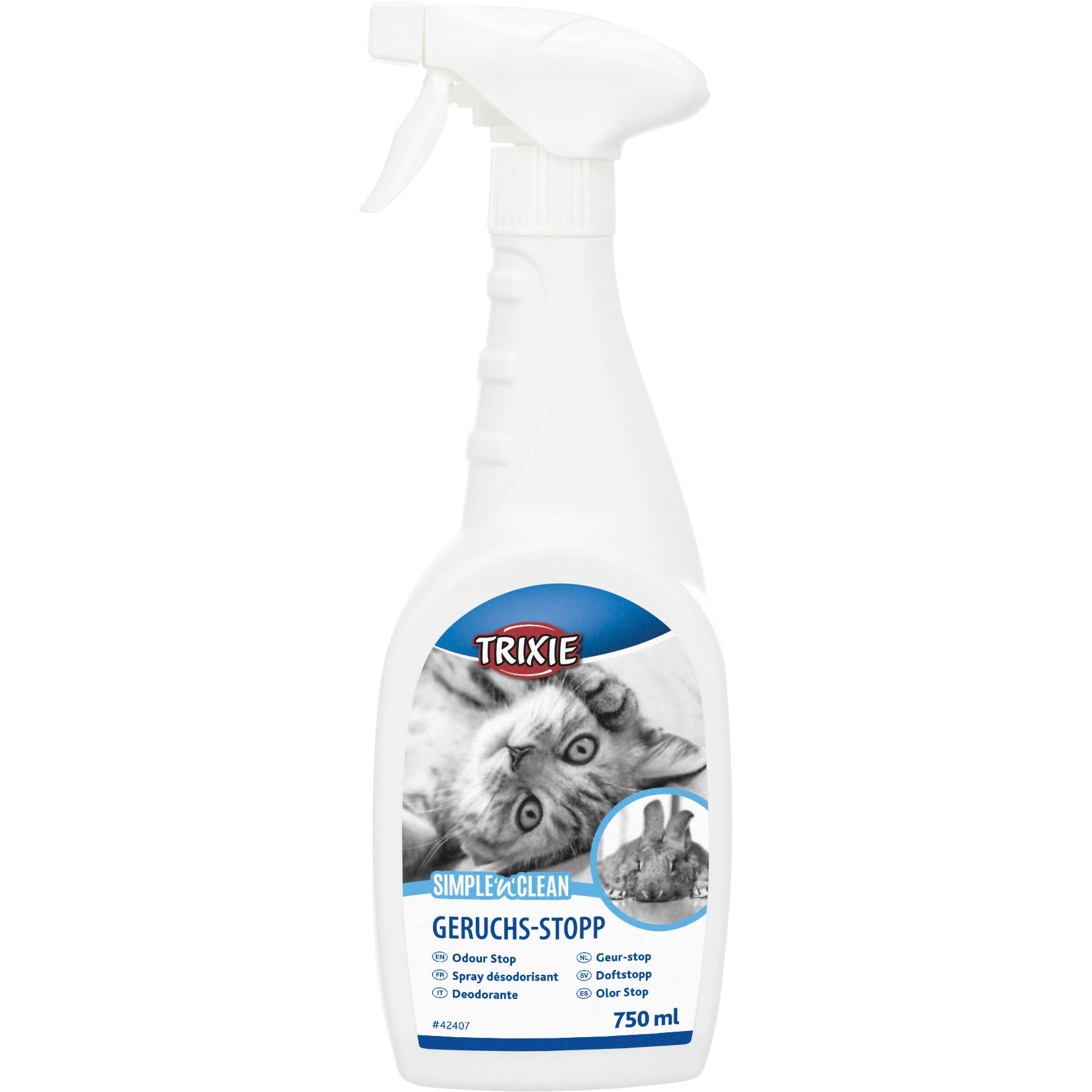 Meilleurs prix pour Spray désodorisant 750mL Trixie Simple'n'Clean - pour chat