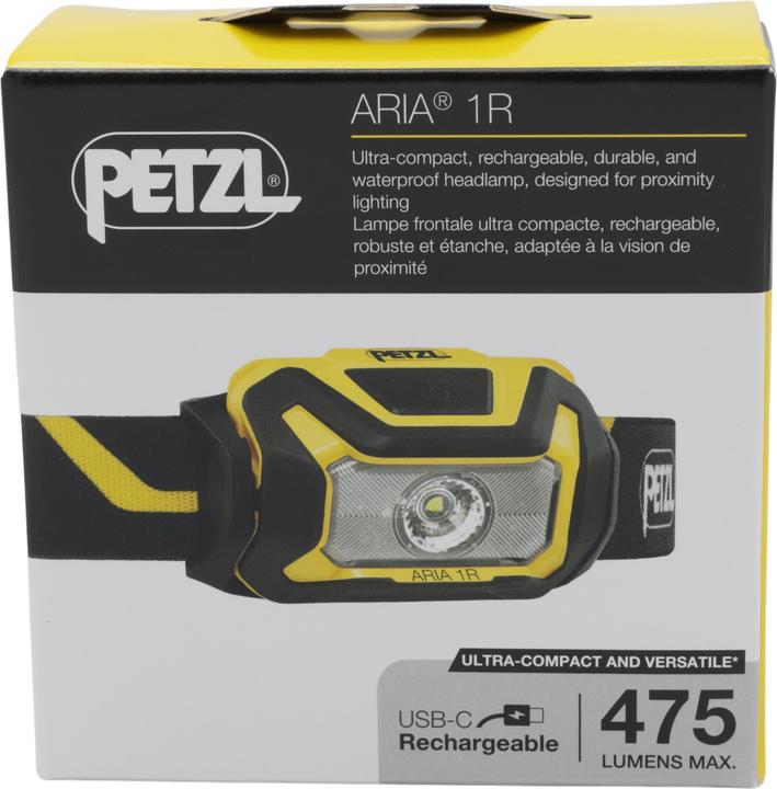 Image du produit Petzl E069CB00 Headlamp ARIA® 1R black/yellow (450 lm)