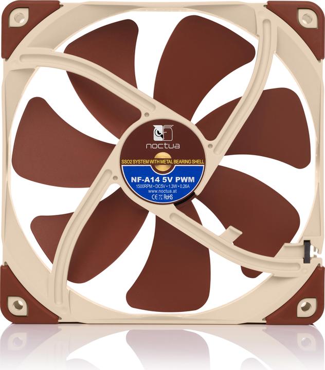Produktbild Noctua NF-A14 5V PWM Lüfter (140 mm, 1 x)