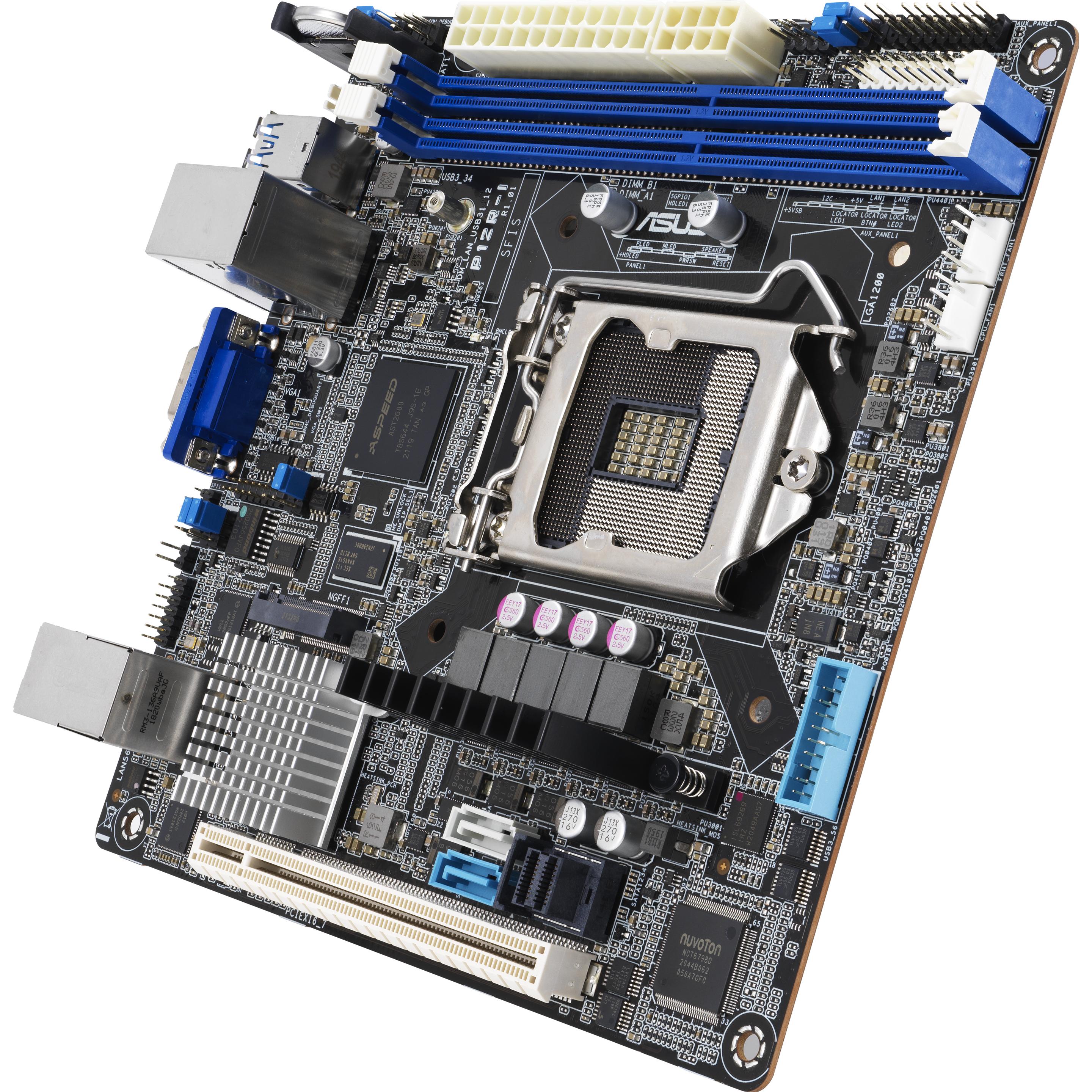 ASUS Server P12R-I/A10 (LGA 1200, Intel C252, ATX), Mainboard