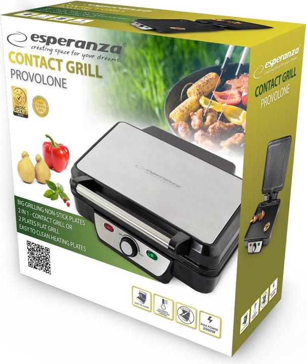 Actual product image Esperanza EKG007 contact grill