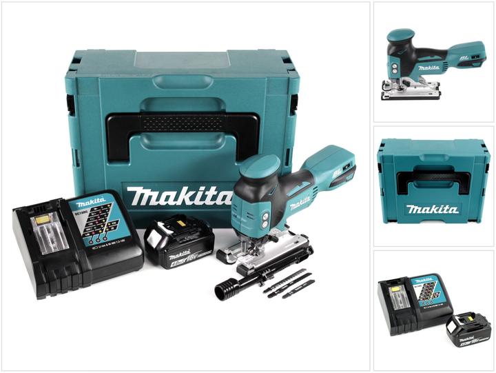 Produktbild Makita DJV 181 RM1J Akku Pendelhubstichsäge 18V Brushless + 1x Akku 4,0Ah + Ladegerät + Makpac