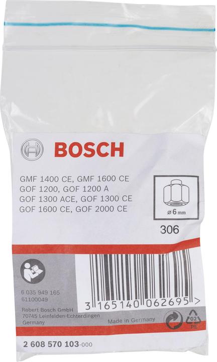 Produktbild Bosch Professional Zubehör Spannzange, 6 mm, 24 mm