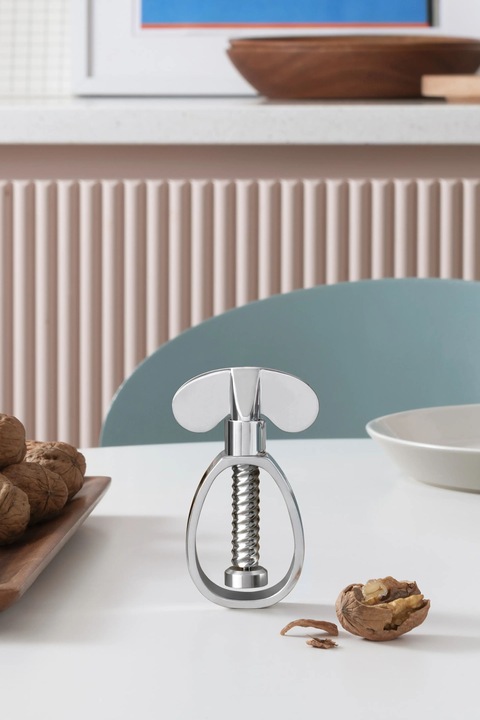 Actual product image Alessi Nutcracker FARFALLA silver-coloured