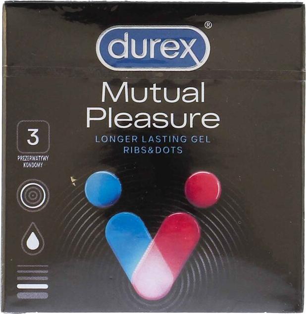 Actual product image Durex Mutual Pleasure Condoms - Variant: 3 pcs (3 pcs.)