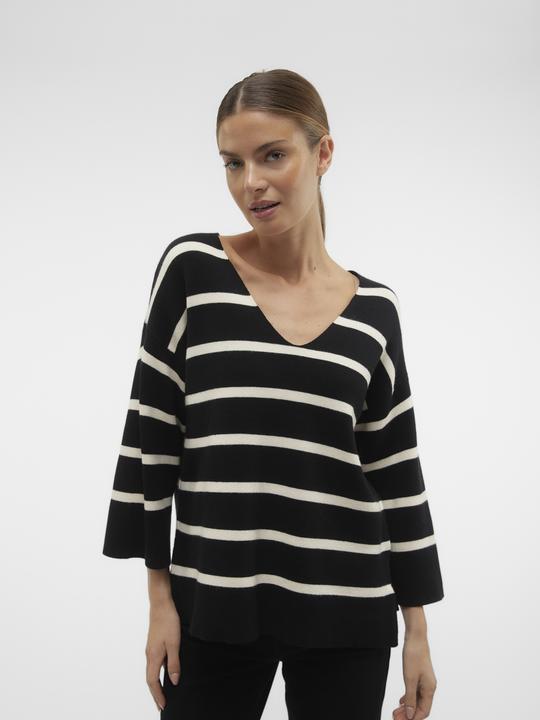 Produktbild Vero Moda V-Ausschnitt Tief angesetzte Schulter Pullover Strickpullover (S)