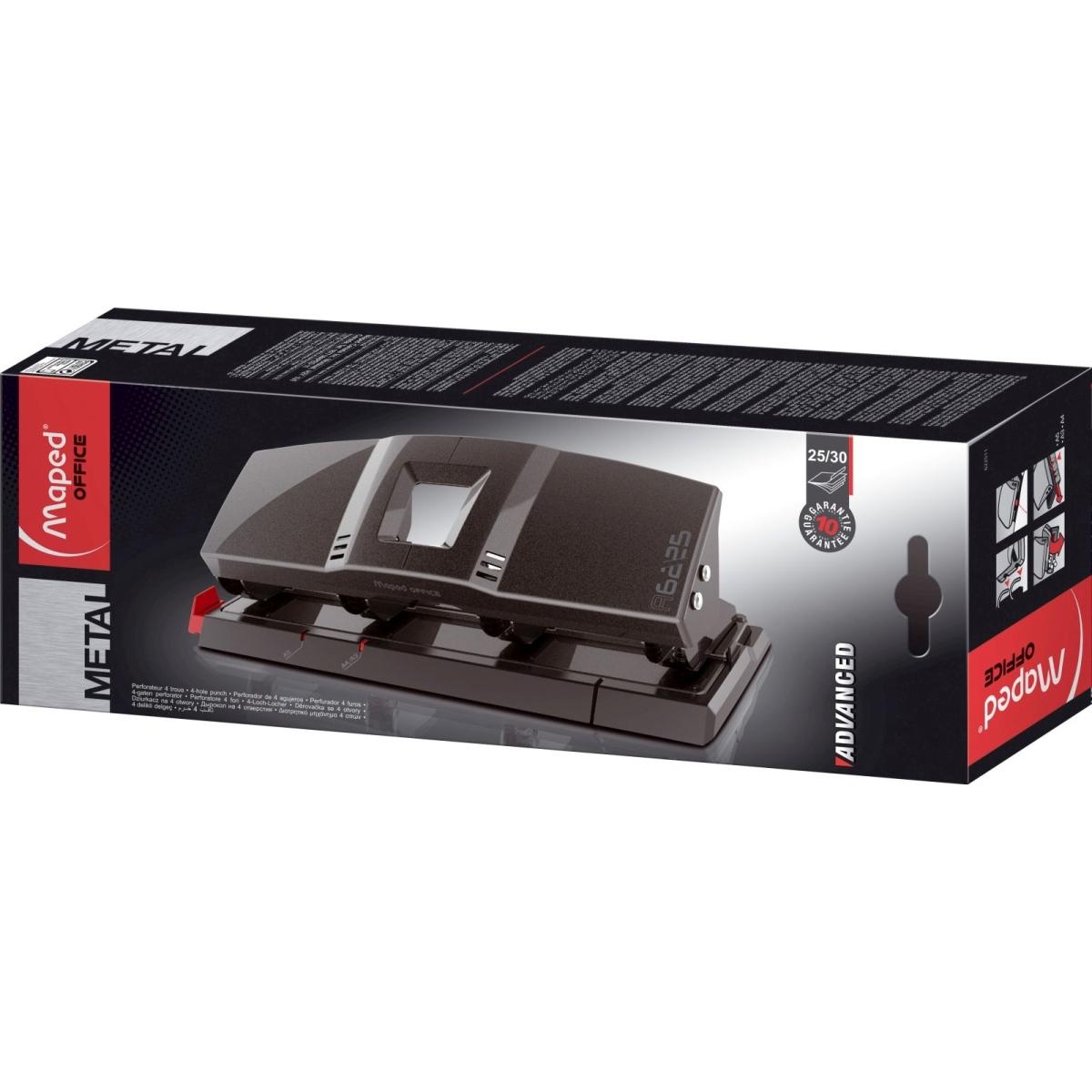 Thumbnail - Maped, Locher, Vierfachlocher Advanced A6225, schwarz