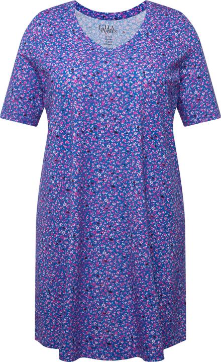 Produktbild Ulla Popken Longshirt, bedruckt, A-Linie, V-Ausschnitt, Halbarm (56)