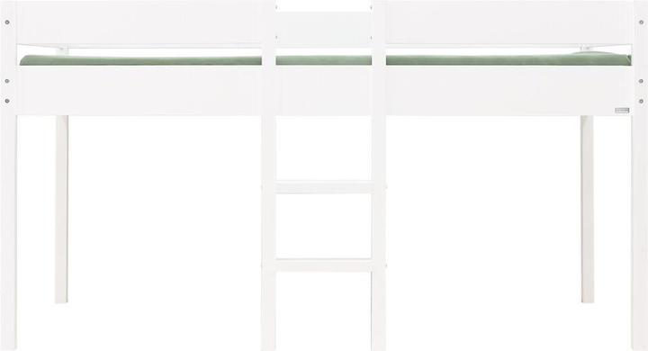 Actual product image ToiToiKids Half Loft Bed 90x200 Mick White (90 x 200 cm)