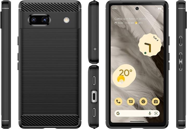 Produktbild Screenguard Carbon Brushed Soft TPU Case (Google Pixel 7a)