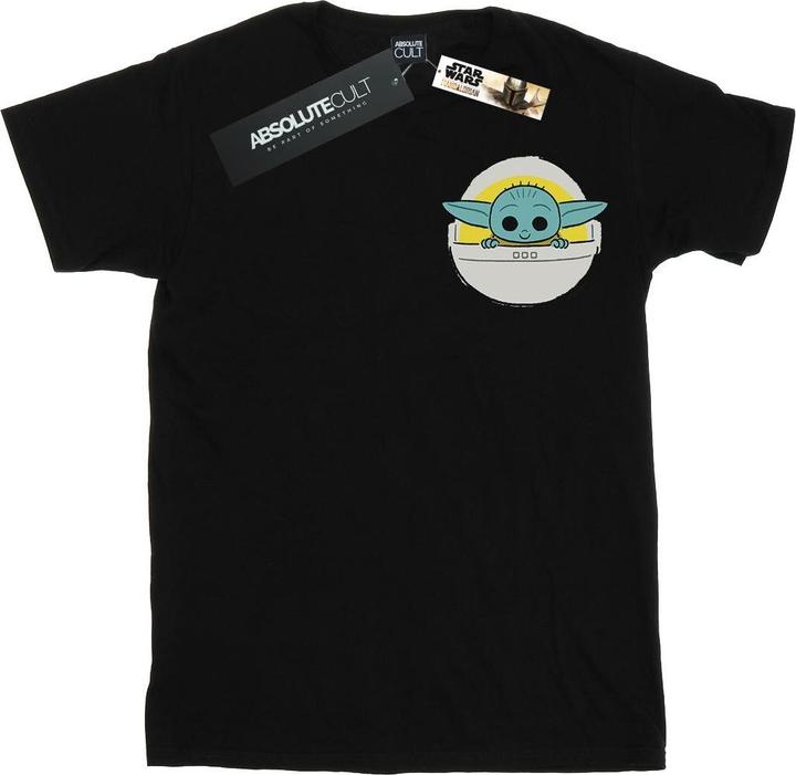 Produktbild Star Wars The Mandalorian The Child Basket Breast Print TShirt (S)