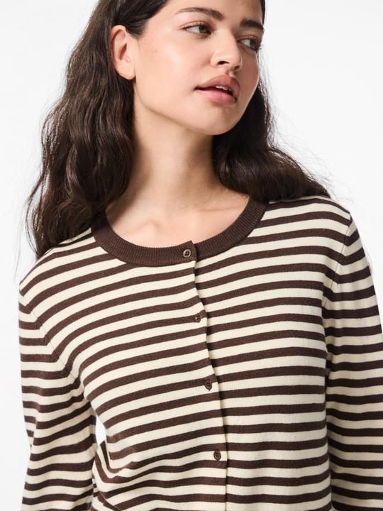 Actual product image Pieces Pcnora Ls O-Neck Knit Cardigan Noos Bc (XS)