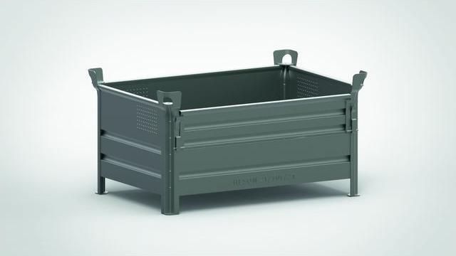 Actual product image Transport and stacking containers with flap