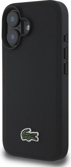 Actual product image Lacoste LCHMP16MPVCK iPhone 16 Plus 6.7" czarny/black hardcase Iconic Petit Pique MagSafe (Apple iPhone 16 Plus)