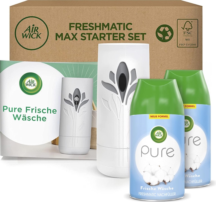 Actual product image Air Wick Freshmatic Max eCom Starter Set PureFresh Laundry