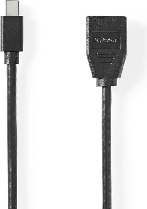 Immagine prodotto Nedis Cavo Mini DisplayPort DisplayPort 1.4 Mini DisplayPort Maschio DisplayPort Femmina 48 Gbps Nichel (0.20 m, DisplayPort)