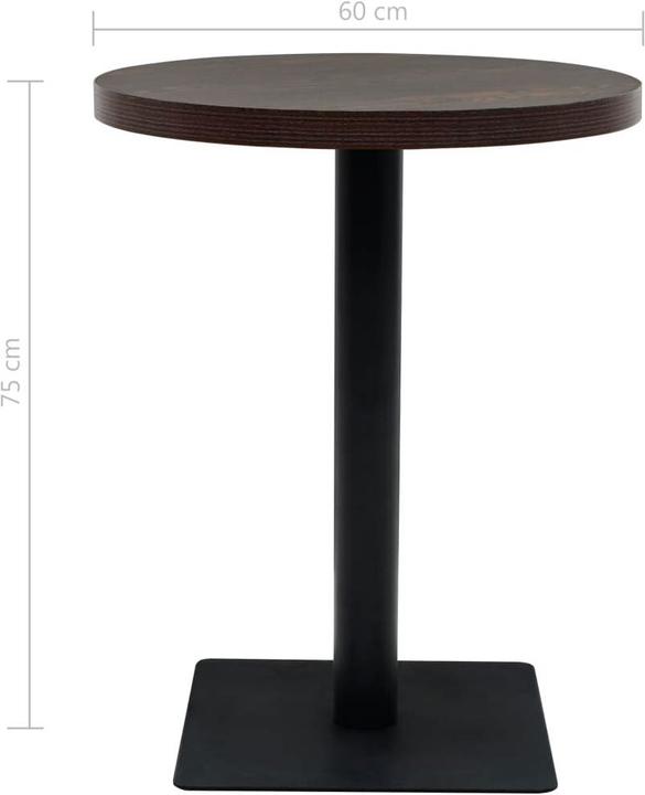 Produktbild vidaXL Bistrotisch (60 x 60 x 75 cm)