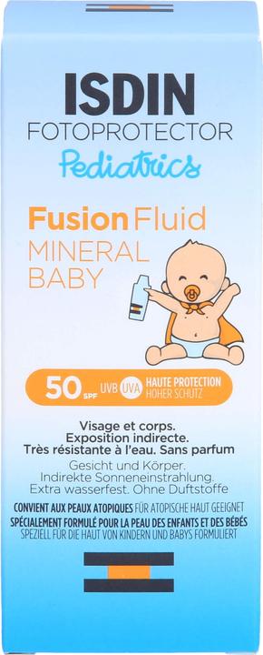 Actual product image Isdin Fotop Pedi Mi Baby50 (Suntan cream, SPF 50+, 50 ml)