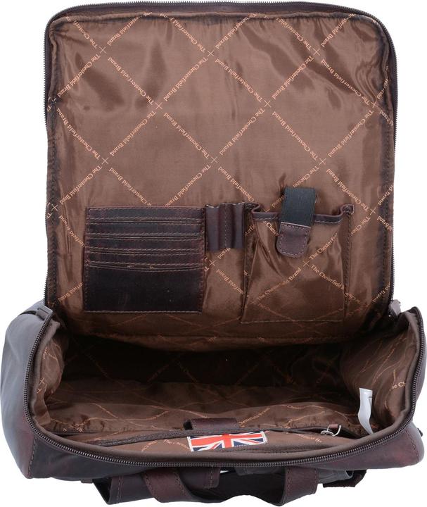 Produktbild Chesterfield Rich Leren Laptop Rugtas - 15,4 inch - Bruin (19 l)