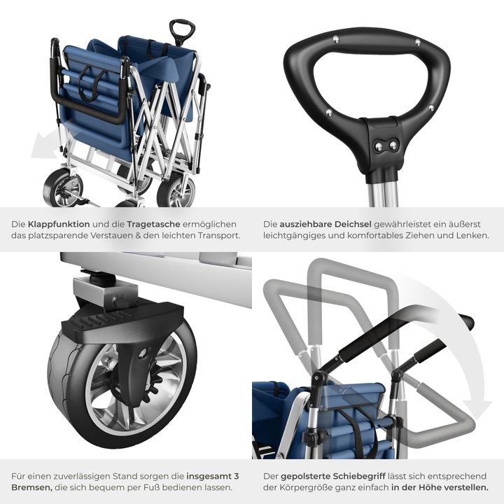 Actual product image tectake Nico Collapsible Handcart