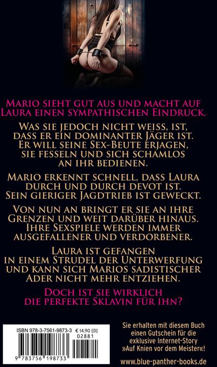Actual product image Ich mache dich zu meiner unterwrfigen Sklavin | Erotischer SM-Roman (German, Joanna Grey, Blue Panther Books, 2024)