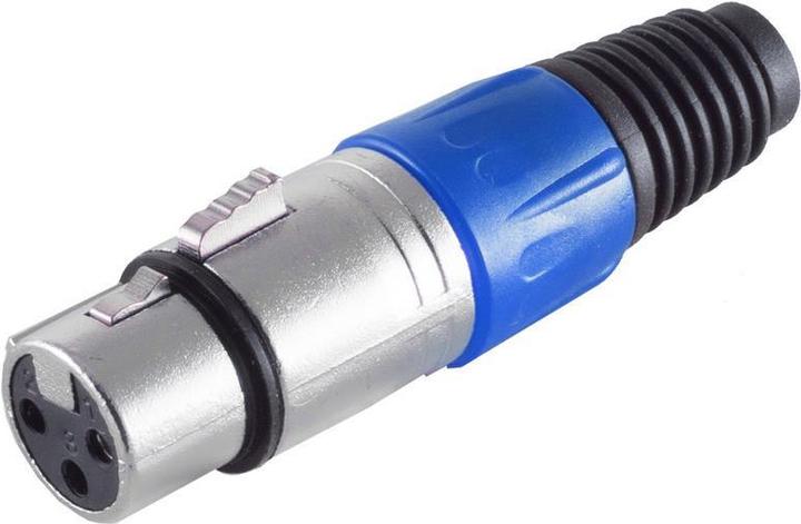 Shiverpeaks ®-BASIC-S---Coupleur XLR, bleu