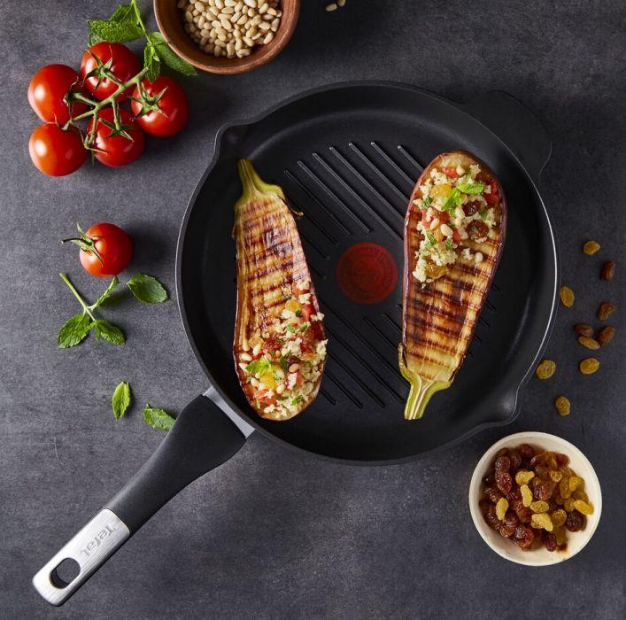 Image du produit Tefal Poêle à griller E2294074 (26 cm, Poêle à grillades, Aluminium)