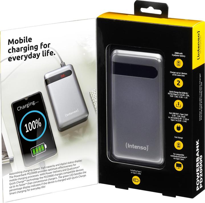 Produktbild Intenso PD20000 (20000 mAh, 74 Wh)