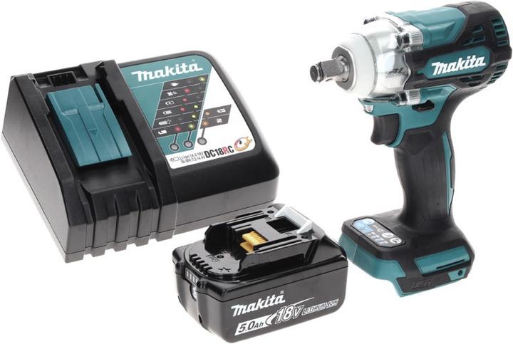 Produktbild Makita DTW 300 RT1 Akku Schlagschrauber 18 V 330 Nm 1/2" Brushless + 1x Akku 5,0 Ah + Ladegerät