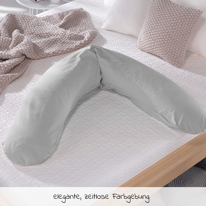 Produktbild Theraline Stillkissen "Das Original" mit Polyester Hohlfaser Füllung inkl. Bezug 190 cm (190 cm)