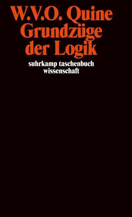 Produktbild Grundzüge der Logik (Deutsch, Willard van Orman Quine, 1974)