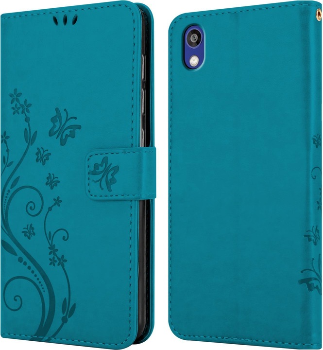 Actual product image Cadorabo Flower Book Cover (Huawei Y5 (2019), Honor 8s)