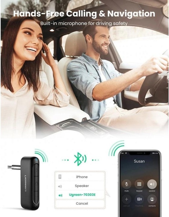 Produktbild Ugreen Autoadapter (Empfänger)