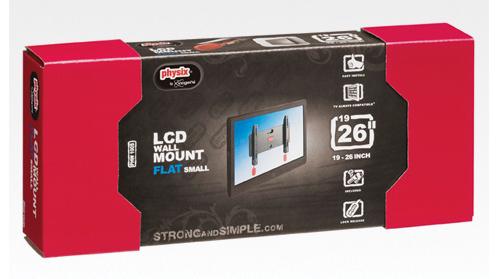 Image du produit Physix PHW-100S, support mural fixe pour TVs jusqu'à 26 (Mur, 15 kg, 19" - 37")