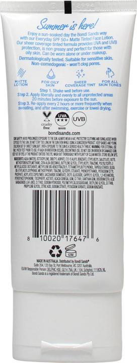 Produktbild Bondi Sands Everyday Matte Tinted (Sonnencreme Gesicht, SPF 50+, 75 ml)
