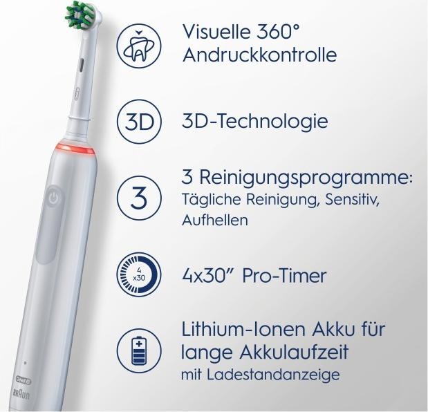 Image du produit Oral-B Pro 3 3000 (Brosse à dents oscillo-rotative)